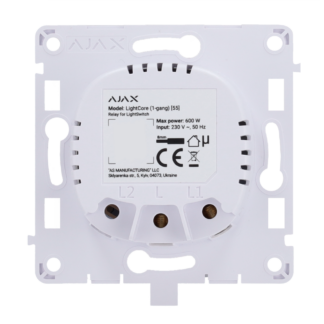 Relais pour interrupteur déclairage intelligent unique Kit dinstallation (comprend un condensateur) Mode demploi